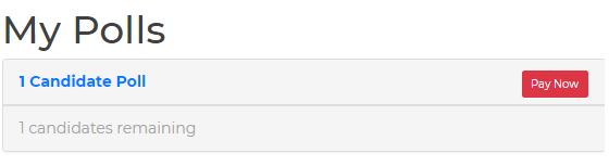 Step 2: Pay For Poll Poll
